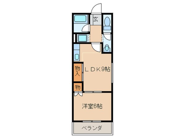 ヒルサイド　カズの物件間取画像